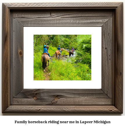 family horseback riding near me in Lapeer, Michigan